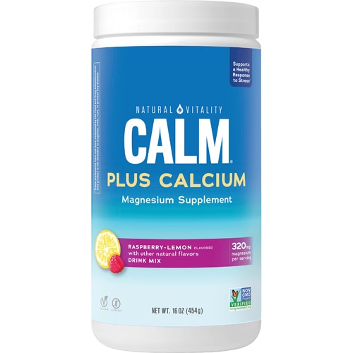Natural Vitality Natural Calm Plus Calcium Raspberry Lemon