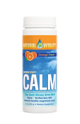 Natural Vitality Natural Magnesium Calm Orange -- 8 oz