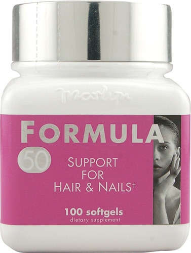 Naturally Vitamins Formula 50 Support For Hair &amp; Nails -- 100 Softgels