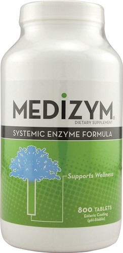 Naturally Vitamins Medizym® -- 800 Enteric Coated Tablets