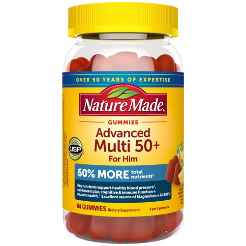 Nature Made Advanced Multi 50+ For Him Tropical Fruit