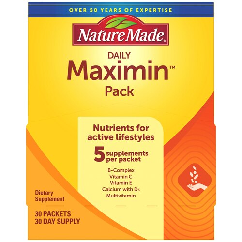 Nature Made Daily Maximin Pack -- 30 Packets