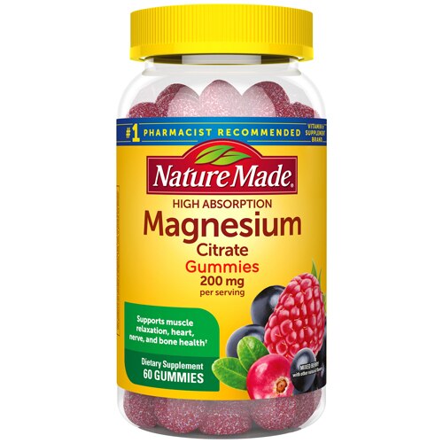 Nature Made Magnesium Citrate Gummies Mixed Berry