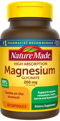 Tot stand brengen Onhandig stok Nature Made Magnesium Glycinate -- 200 mg - 60 Capsules - Vitacost