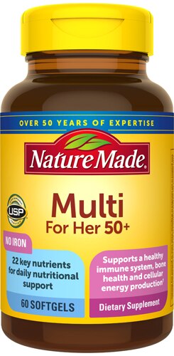 Nature Made Multi For Her 50 Plus -- 60 Softgels