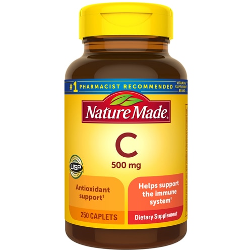 Nature Made Vitamin C -- 500 mg - 250 Caplets