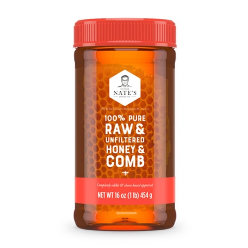 Nature Nate's Natural Raw & Unfiltered Honey and Comb