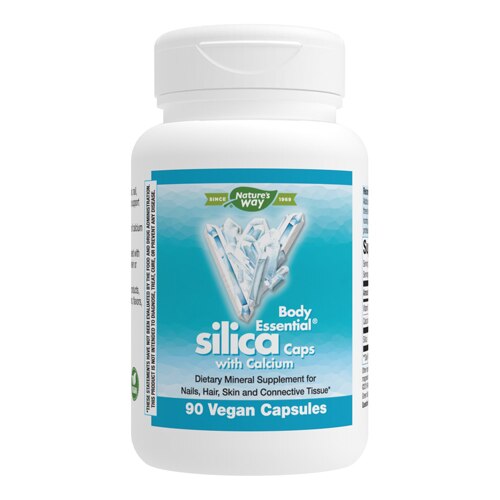 Nature Works Body Essential Silica with Calcium -- 90 Vegan Capsules