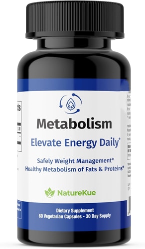 NatureKue Metabolism Natural Weight Management & Energy Support with Immune & Digestive Health