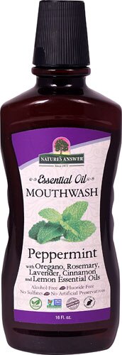 Nature's Answer Essential Oil Mouthwash Peppermint