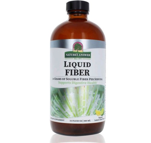 Nature's Answer Liquid Fiber Lemon-Lime Flavored -- 16 fl oz
