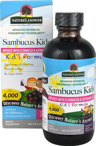 Nature's Answer Sambucus Kids Kids' Formula -- 4000 mg - 4 fl oz