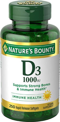 Nature's Bounty Vitamin D3 1000 IU High Potency