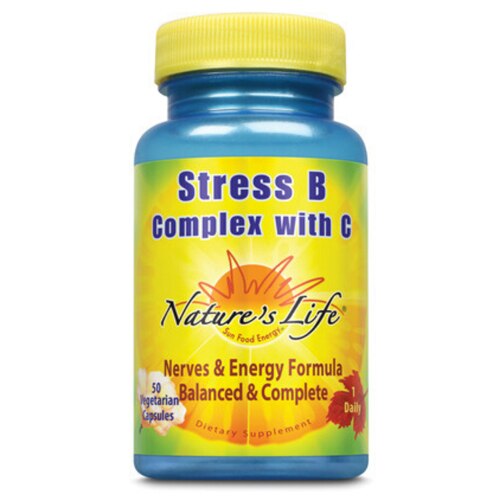 Nature's Life Stress B With C -- 50 Vegetarian Capsules