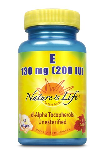 Nature's Life Vitamin E d-Alpha Tocopherols