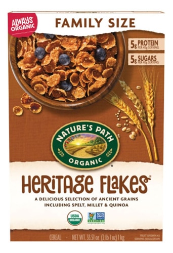 Nature's Path Heritage Flakes Organic Cereal