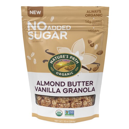 Nature's Path No Sugar Added Granola Almond Butter Vanilla