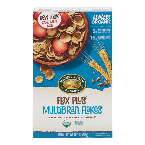 Nature's Path Organic Flax Plus Multibran Flakes -- 13.25 oz