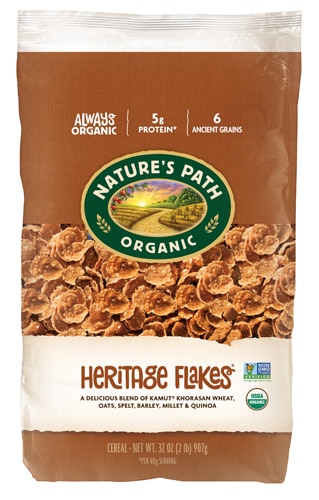 Nature's Path Organic Heritage Whole Grain Flake Cereal -- 32 oz