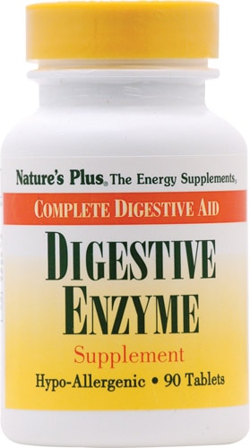 Nature's Plus Digestive Enzyme -- 90 Tablets - Vitacost