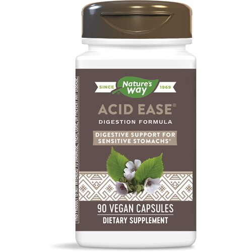 Nature's Way Acid-Ease - Digestion Formula for Sensitive Stomachs -- 90 Vegan Capsules