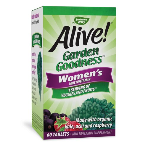 Nature's Way Alive! Garden Goodness Women's Multivitamin -- 60 Tablets