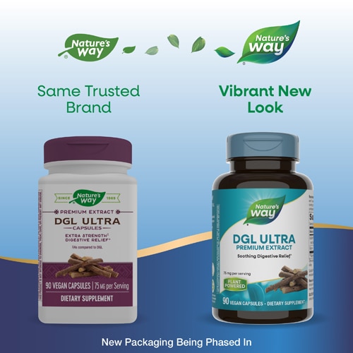 Nature's Way DGL Ultra - Premium Licorice Root Extract - Digestive Health