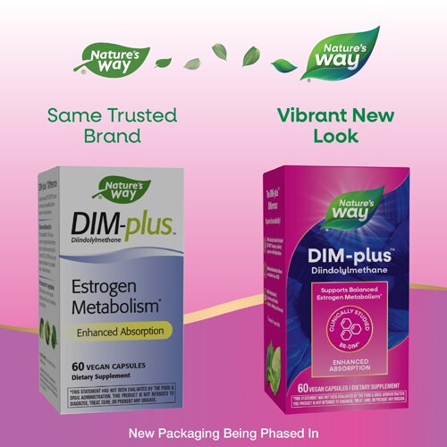 Nature's Way DIM-plus - Estrogen Metabolism -- 60 Vegetarian Capsules