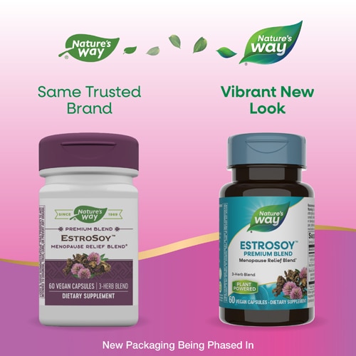 Nature's Way EstroSoy Premium Blend - Black Cohosh Extract - Red Clover