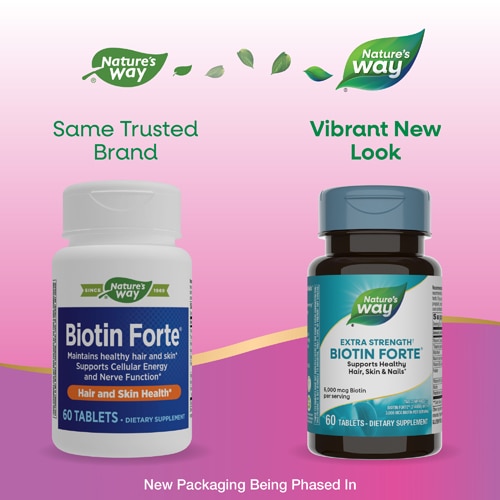 Nature's Way Extra Strength Biotin Forte