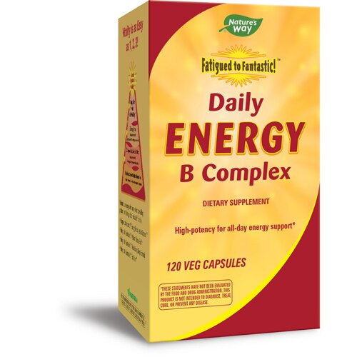 Nature's Way Fatigued to Fantastic! - Daily Energy B Complex -- 120 Vegan Capsules