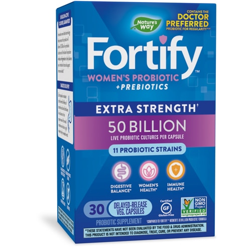 Nature's Way Fortify™ Women's Probiotic plus Prebiotics Extra Strength