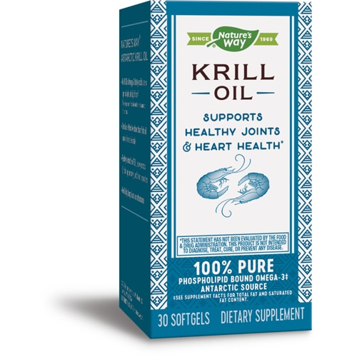 Nature's Way Krill Oil - Healthy Joints & Heart Health -- 30 Softgels