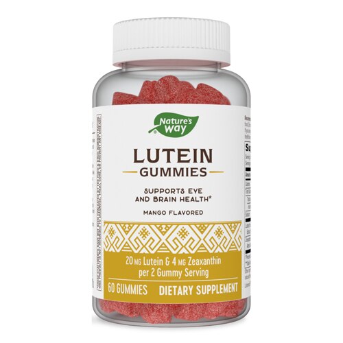 Nature's Way Lutein Gummies -?20 mg Lutein Per Serving - Supports Eye &?Brain?Health