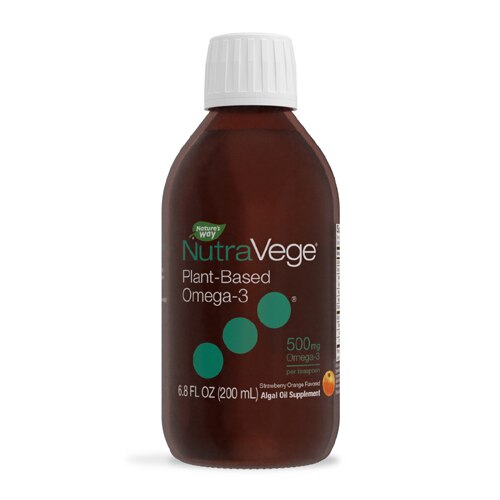 Nature's Way NutraVege™ Omega-3 Plant® Strawberry Orange -- 6.8 fl oz