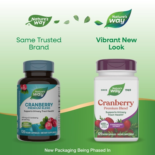 Nature's Way Premium Blend Cranberry - 100% Cranberry Concentrate - Vitamin C