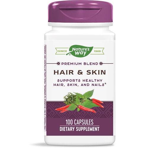 Nature's Way Premium Blend Hair & Skin - Supports Healthy Hair Skin & Nails