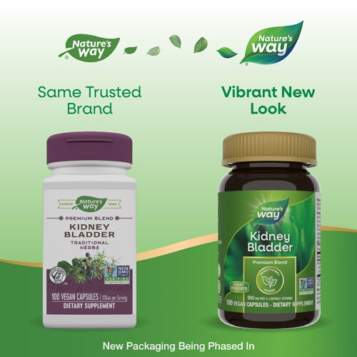 Nature's Way Premium Blend Kidney Bladder -- 930 mg Per Serving - 100 Vegan Capsules