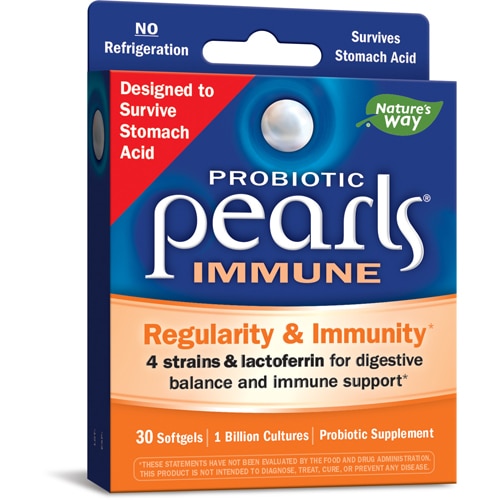 Nature's Way Probiotic Pearls Immune - 1 Billion Live Cultures -- 30 Softgels