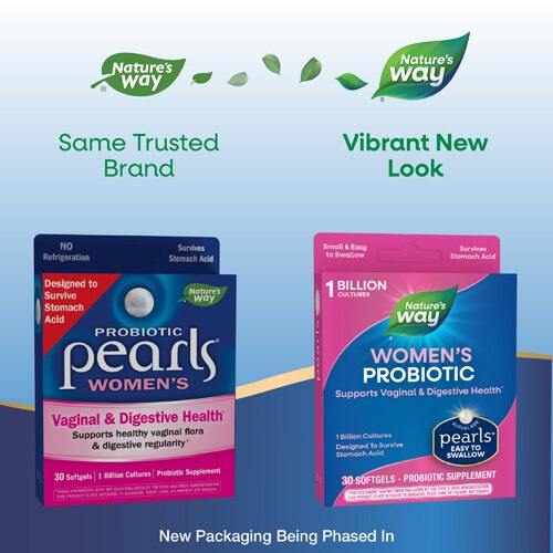 Nature's Way Probiotic Pearls Women's - 1 Billion Live Cultures -- 30 Softgels