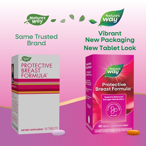 Nature's Way Protective Breast Formula - with Vitamin D3 - Calcium - Turmeric - BR-DIM