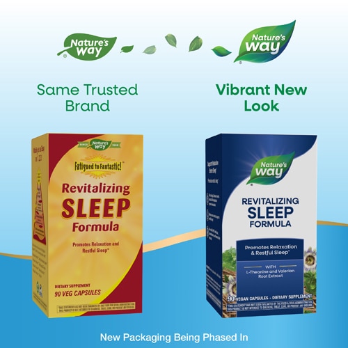 Nature's Way Revitalizing Sleep Formula - L-Theanine - Valerian Root Extract