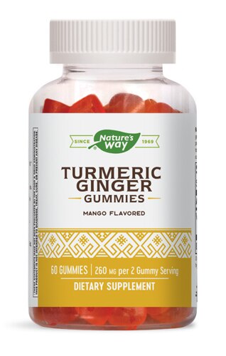 Nature's Way Turmeric Ginger Gummies Mango
