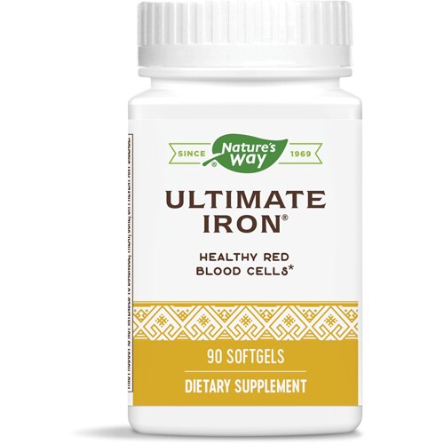 Nature's Way Ultimate Iron - Healthy Red Blood Cells -- 90 Softgels