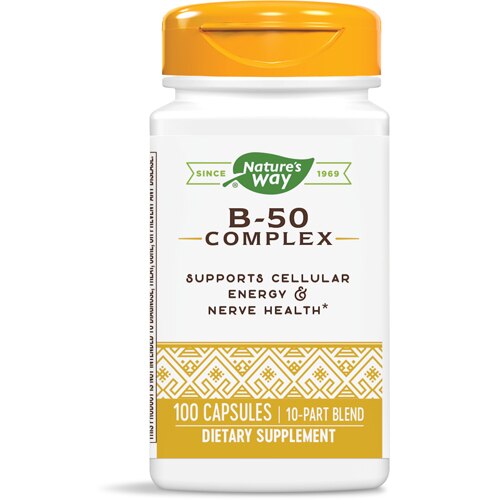 Nature's Way B-50 Complex Capsules -- 100 Capsules