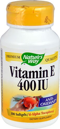 Natures Way Vitamin E 400 400 Iu 100 Softgels