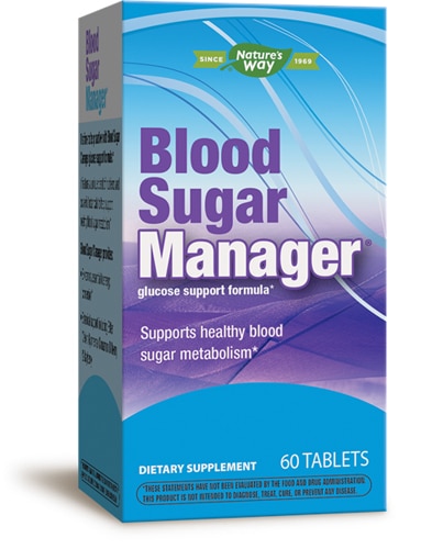Nature's Way Way Blood Sugar Manager - Glucose Support Formula -- 60 Tablets