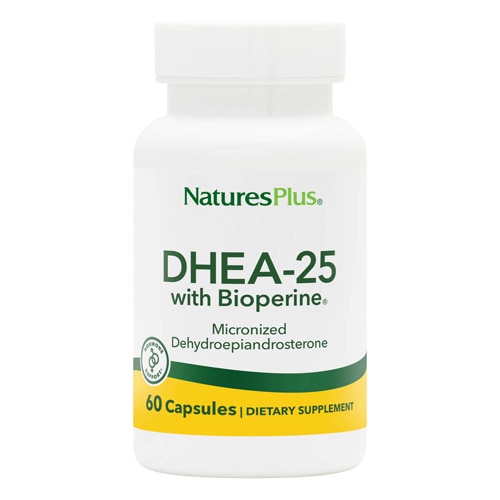 NaturesPlus DHEA-25 with Bioperine®