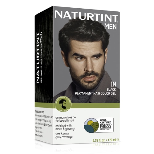 Naturtint Men's Permanent Hair Color Gel 1N Black