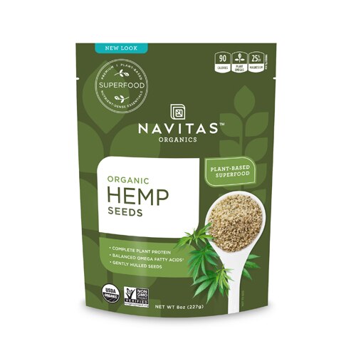 Navitas Organics Hemp Seeds Hulled -- 8 oz